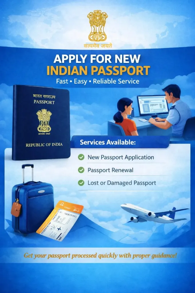 Apply New-Passport Registration Service By RegisterDocu Pvt Company
